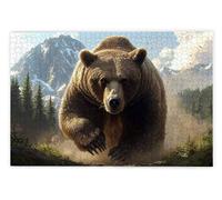 Puzzle 1500 Piezas para Adultos, Puzzle 1500 Piezas de Madera, DIY Rompecabezas de Madera para Adultos, Rompecabezas Desafiante para Toda la Familia, Regalos para Mujeres y Hombres, Tema: Oso, S-16