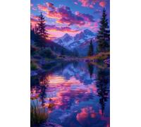 Puzzle 1500 Piezas para Adultos y Familia - Ríos Montañas | Rompecabezas de 87x57 cm | Juego de Mesa de Descompresión y Relajación Cumpleaños
