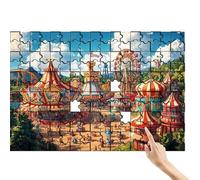 Puzzle 1500 Piezas Parque Atracciones, Rompecabezas Adultos, Juegos Educativos Familiares, Desafía Puzzle Sueño Creativo, Colorido e Interesante con Caja para Regalo Mujer Decoracion Habitacion G-0