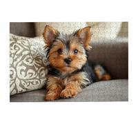 Puzzle 1500 Piezas Perro, Puzzle Madera Animal, Clásico Rompecabezas Desafiante para Toda la Familia, Juguetes Rompecabezas Letras en la Parte Posterior, Regalos Originales para Hombre Decor -1265