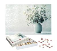 Puzzle 1500 Piezas Planta, Puzzle Hojas con Caja para Adultos, 87x57cm, DIY 1500 Piezas Rompecabezas Madera para Adultos, Rompecabezas Desafiante para Decoracion Hogar y Paredes, Regalo Mujer, -9021