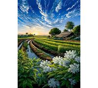 Puzzle 1500 Piezas Plantas de Campo Rurales | Puzzles Adultos | para Toda La Familia |87 x 57 cm | Entretenimiento Creativo Rompecabezas Adultos Regalo