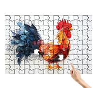 Puzzle 1500 Piezas Pollo, Rompecabezas Adultos, Juegos Educativos Familiares, Desafía el Puzzle Abstracto Creativo, Conjunto Colorido e Interesante con Caja para Regalo Mujer Decoracion Habitacion E-2
