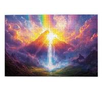 Puzzle 1500 Piezas, Puzzle Arcoíris con Caja Regalo para Adultos, DIY 1500 Piezas Rompecabezas de Madera para Adultos, Rompecabezas Desafiante para Decoración del Hogar y Paredes, Regalo Mujer, B-27