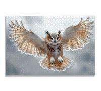 Puzzle 1500 Piezas, Puzzle Búho con Caja para Adultos, DIY Animal Rompecabezas Madera para Adultos, 1500 Piezas Rompecabezas Desafiante, para Decoracion Hogar, Regalo Mujer, Regalo Hombres, -1086