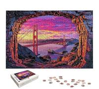 Puzzle 1500 Piezas, Puzzle Paisajes con Caja Regalo, San Francisco Puzzles 1500 Piezas Adultos, Medidas: 87 x 57 cm, Rompecabezas Adultos de Madera, Rompecabezas Desafiante para Regalo Mujer, -5866