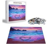 Puzzle 1500 Piezas, Puzzles Adultos, Amar Obra de Arte de Juego de Rompecabezas para Adultos, Océano Pasatiempo Creativo, Diversión, DIY para Decoración del Hogar 87x57cm H-3757