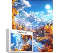 Puzzle 1500 Piezas, Puzzles Adultos, Otoño Obra de Arte de Juego de Rompecabezas para Adultos, Árbol Pasatiempo Creativo, Diversión, DIY para Decoración del Hogar 87x57cm H-1282