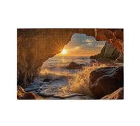 Puzzle 1500 Piezas, Puzzles Naturaleza, 87x57cm, Rompecabezas Adultos Obra de Arte de Juego, Rompecabezas Madera, Colorido Juego de Habilidad para Toda la Familia, Regalos para Mujer Atardecer p-983