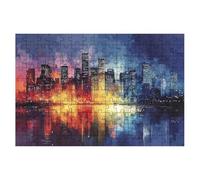 Puzzle 1500 Piezas, Rompecabezas Adultos Ciudad, Puzzles Adultos Arquitectura, Puzzle Madera Desafiante para Toda la Familia, Clásico Rompecabezas con Caja Regalo, Regalos Originales para Hombre -1255