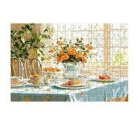 Puzzle 1500 Piezas, Rompecabezas Adultos Flor, Puzzles Adultos Taza, Puzzle Madera Desafiante para Toda la Familia, Clásico Rompecabezas con Caja Regalo, Regalos Originales para Hombre, Decor -1253