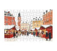 Puzzle 1500 Piezas, Rompecabezas Adultos Londres, Puzzles Adultos Invierno, Puzzle Madera Desafiante para Toda la Familia, Clásico Rompecabezas con Caja Regalo, Regalos Originales para Hombre -2107