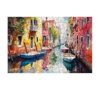 Puzzle 1500 Piezas, Rompecabezas Adultos Venecia, Puzzles Adultos Paisaje, Puzzle Madera Desafiante para Toda la Familia, Clásico Rompecabezas con Caja Regalo, Regalos Originales para Hombre -1485