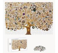 Puzzle 200 Piezas Adultos Abstracto & Árbol, Rompecabezas con Letras Traseras y Póster, Pasatiempo Antiestrés, Decoración de Pared, Regalo Decorar Mujer Hombre 35 x 25 cm (14 Años +) P3#63