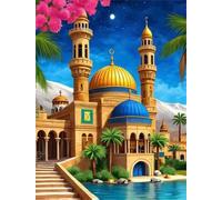 Puzzle 200 Piezas Adultos Arquitectura del Palacio, 35x25cm Rompecabezas 200 Piezas para Adultos, Pasatiempo Creativo, Diversión por Partida Doble, Juego de Habilidad para Toda La Familia