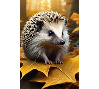 Puzzle 200 Piezas Adultos Erizo Animal, Desarrolla la Concentraciòn y la Logica Desafío de Entretenimiento para la Mente, Puzzles 200 Piezas 35 x 25 cm