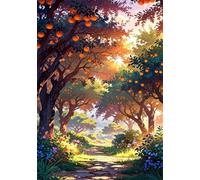 Puzzle 200 Piezas Adultos, Huerto Verano Puzzle, 35x25 cm, Familia Descompresión de la Vida Rompecabezas, Clásico para Mujeres y Hombres, como Decoración del Hogar