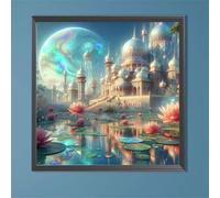 Puzzle 200 Piezas Adultos Palacio Loto, Jigsaw Puzzle 200 Piezas, Rompecabezas Clásico Difícil y Relajante, Idea de Regalo para Ella o Él 28x28cm