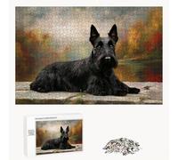 Puzzle 200 Piezas Adultos Perro & Retro, Rompecabezas con Letras Traseras y Póster, Pasatiempo Antiestrés, Decoración de Pared, Regalo Decorar Mujer Hombre 35 x 25 cm (14 Años +) P3#420