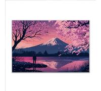Puzzle 200 Piezas Adultos Puzzle Japón Monte Fuji Rompecabezas Adultos XXL 35 x 25cm, Impossible Rompecabezas, Jigsaw Arte Juego Educa Familiar Aliviar El Estrés, Regalos para Hombres y Mujeres E-30