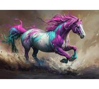 Puzzle 2000 Pieces cavallo Impossible Rompecabezas Juegos Casuales Puzzle de Madera Adultos para Adultos y niños a Partir de 14, Cultivar la paciencia y la concentración, para Decoración del Hogar J-8