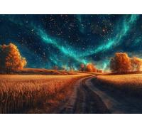 Puzzle 2000 Pieces Cielo Stellato Impossible Rompecabezas Juegos Casuales Puzzle de Madera para Adultos y niños a Partir de 14, Cultivar la Paciencia y la concentración, Decoración del Hogar I-9
