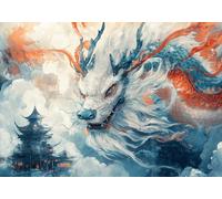 Puzzle 2000 Pieces Drago Impossible Rompecabezas Juego Educativo Puzzle De Madera Adultos para Adultos Y NiñOs A Partir De 14, Ejercer La Capacidad De Pensamiento LóGico, para Regalos Festival I-2