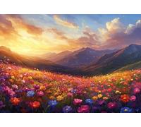 Puzzle 2000 Pieces Fiori del paesaggio Impossible Rompecabezas Juego Educativo Puzzle Madera para Adultos Y NiñOs A Partir De 14, Ejercer La Capacidad De Pensamiento LóGico, Regalos Festival I-2