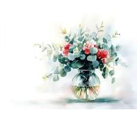 Puzzle 2000 Pieces Natura morta Fiori Impossible Rompecabezas Juegos Casuales Puzzle de Madera para Adultos y niños a Partir de 14, Cultivar la Paciencia y la concentración, Decoración del Hogar D-2