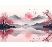 Puzzle 2000 Pieces Paesaggio al tramonto Impossible Rompecabezas Juegos Casuales Puzzle de Madera para Adultos niños a Partir de 14, Cultivar la Paciencia y la concentración, Decoración del Hogar B-8