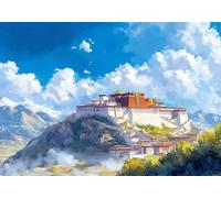 Puzzle 2000 Pieces Palazzo del Potala Impossible Rompecabezas Juego Educativo Puzzle Madera Adulto para Adultos Y NiñOs A Partir De 14, Ejercer La Capacidad De Pensamiento LóGico, Regalos Festival L-9