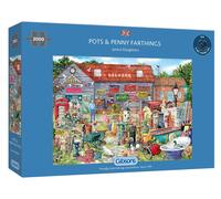Puzzle 2000 pièces : Pots et Penny Farthings