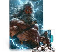 Puzzle 2000 Piezas Adulto Zeus del Mito Griego Hecho de cartón para Mayores de 14 años Juego de Preguntas Actividades Divertidas en casa, Regalos de cumpleaños, Regalos de Viaje tamaño：70x100cm