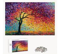 Puzzle 2000 Piezas Adultos Árbol & Color, Rompecabezas con Letras Traseras y Póster, Pasatiempo Antiestrés, Decoración de Pared, Regalo Decorar Mujer Hombre 70 x 100 cm (14 Años +) P3#59