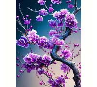 Puzzle 2000 Piezas Adultos Árbol de Flores Moradas, Puzzle para Adulto, Juego Desafiante, Juguete Educativo, para desafiante Juego de Actividades Familiares Puzzles para Adultos 2000 pcs 100 x 70 cm