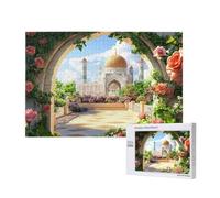 Puzzle 2000 Piezas Adultos, Arquitectura Puzzle Flor Patrón Diseño, 99x70cm Gran Formato Jigsaw Adultos DIY Artesanía con Embalaje de Caja de Regalo, Room Wall Decor, Regalo Mujer Hombre, Model333