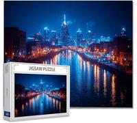 Puzzle 2000 Piezas Adultos Ciudad Puzzle Imposible Rompecabezas Pieza De Madera Jigsaw Un Rompecabezas Desafiante, Uegos Rompecabezas para Toda La Famili Regalo Hombres Mujeres Mayores 70.5X99.5cm R-4