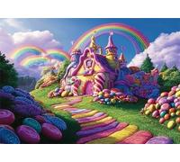 Puzzle 2000 Piezas Adultos Dibujos Animados Puzle Imposible Arcoíris Arte Jigsaw Puzzles Educa de Rompecabezas y Juego Familiar para Adultos y Adolescente a Partir de 14 Años Entretenimiento P-21