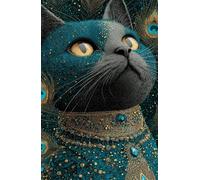 Puzzle 2000 Piezas Adultos Gato Animal, Desarrolla la Concentraciòn y la Logica Desafío de Entretenimiento para la Mente, Puzzles 2000 Piezas 100 x 70 cm