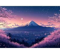 Puzzle 2000 Piezas Adultos Japón Puzle Imposible Monte Fuji Arte Jigsaw Puzzles Educa de Rompecabezas y Juego Familiar para Adultos y Adolescente a Partir de 14 Años Entretenimiento Regalos P-861