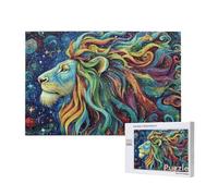 Puzzle 2000 Piezas Adultos, LeóN Puzzle Color Patrón Diseño, 99x70cm Gran Formato Jigsaw Adultos DIY Artesanía con Embalaje de Caja de Regalo, Home Room Wall Decor, Regalo Mujer Hombre, Model969