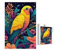 Puzzle 2000 Piezas Adultos Loro & Flor, Rompecabezas con Letras Traseras y Póster, Pasatiempo Antiestrés, Decoración de Pared, Regalo Decorar Mujer Hombre 70 x 100 cm (14 Años +) P3#792