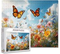 Puzzle 2000 Piezas Adultos Mariposa Puzzle Imposible Rompecabezas Pieza De Madera Jigsaw Un Rompecabezas Desafiante, Uegos Rompecabezas para Toda La Famili Regalo Hombres Mujeres 70.5X99.5cm R-3