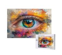 Puzzle 2000 Piezas Adultos, Ojo Puzzle Color Patrón Diseño, 99x70cm Gran Formato Jigsaw Adultos DIY Artesanía con Embalaje de Caja de Regalo, Home Room Wall Decor, Regalo Mujer Hombre, Model999