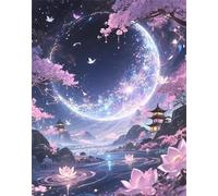 Puzzle 2000 Piezas Adultos País de Las Maravillas Rosa, Rompecabezas Adultos 2000 Piezas, Puzzle Imposible, Juego Educativo Fomenta la Creatividad, Rompecabezas Desafiante Noches de Juegos 100x70cm