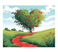 Puzzle 2000 Piezas Adultos Paisaje de Árboles Flores,Puzzle para Adulto,Juego Desafiante,Juguete Educativo,para desafiante Juego de Actividades Familiares Puzzles para Adultos 2000 pcs 100 x 70 cm