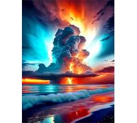 Puzzle 2000 Piezas Adultos Paisaje de Nubes, Puzzle para Adulto, Juego Desafiante, Juguete Educativo, para desafiante Juego de Actividades Familiares Puzzles para Adultos 2000 pcs 100 x 70 cm