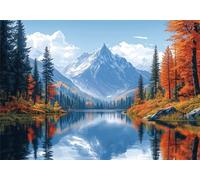 Puzzle 2000 Piezas Adultos Paisaje Puzle Imposible Otoño Arte Jigsaw Puzzles Educa de Rompecabezas y Juego Familiar para Adultos y Adolescente a Partir de 14 Años Entretenimiento Decorar Regalos P-722
