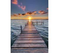 Puzzle 2000 Piezas Adultos Puente Marítimo Sunset, Desarrolla la Concentraciòn y la Logica Desafío de Entretenimiento para la Mente, Puzzles 2000 Piezas 100 x 70 cm