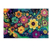 Puzzle 2000 Piezas Adultos, Puzzle 2000 Piezas de Madera, Rompecabezas para Adultos Flor Patrón, Rompecabezas Desafiante para Toda la Familia, Regalos Originales para Mujer, Tema: Abstracto, G-90